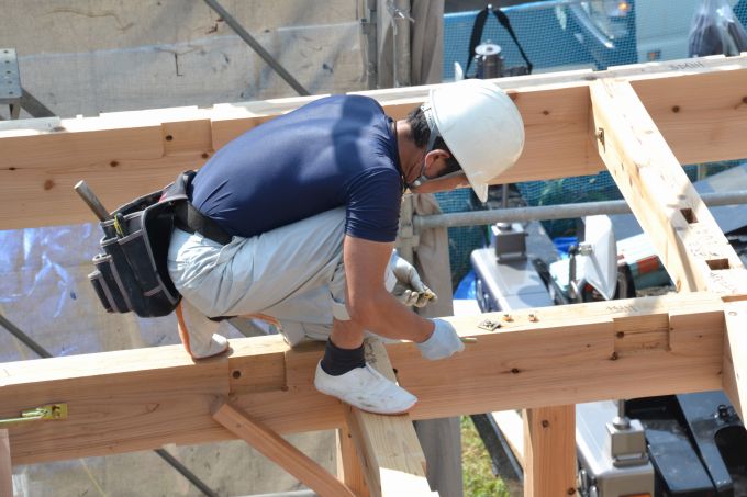 福岡県那珂川市03　注文住宅建築現場リポート④　～上棟式～