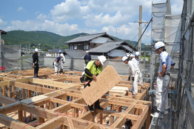 福岡県那珂川市03　注文住宅建築現場リポート④　～上棟式～