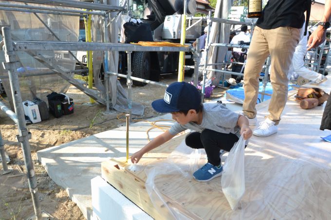 福岡県那珂川市03　注文住宅建築現場リポート④　～上棟式～