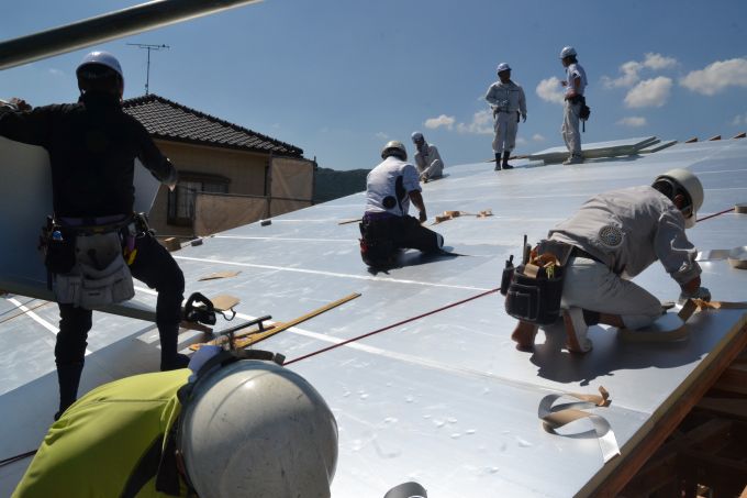 福岡県那珂川市03　注文住宅建築現場リポート④　～上棟式～