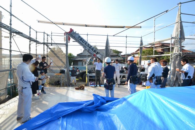 福岡県那珂川市03　注文住宅建築現場リポート④　～上棟式～