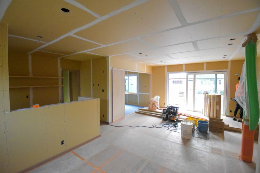 「福岡市早良区飯倉01」注文住宅現場リポート⑥【内装工事】【クロス】