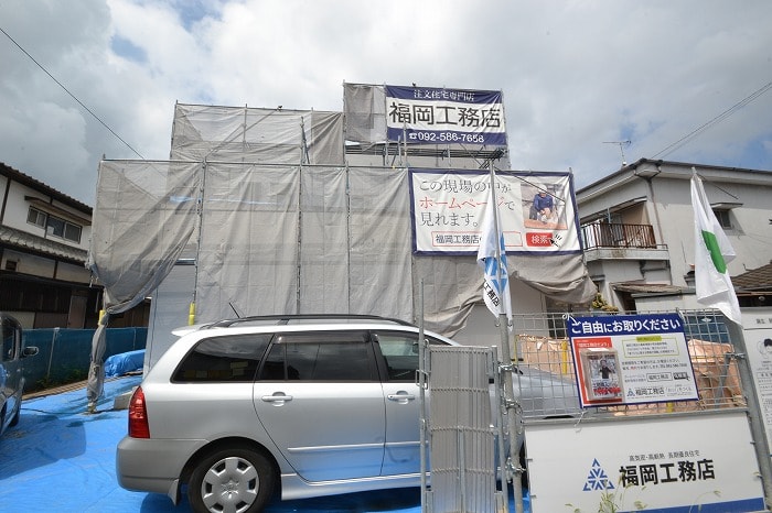 「宗像市田熊01」注文住宅現場リポート⑦【木工事】【階段】