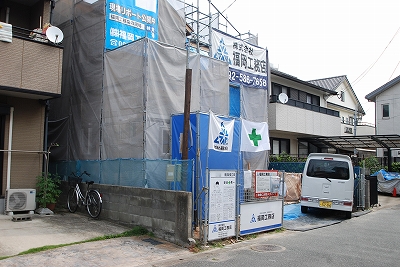 福岡市西区下山門01　注文住宅建築現場リポート⑫