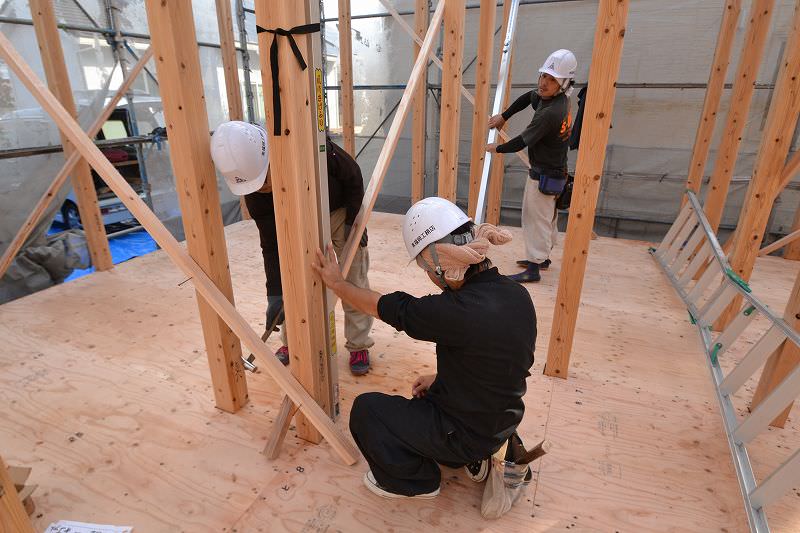 「三井郡大刀洗町01」注文住宅現場リポート⑤【上棟式】
