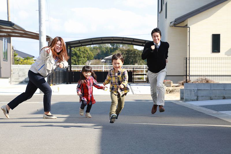 福岡県三井郡大刀洗町01　注文住宅建築現場リポート⑤　～上棟式～