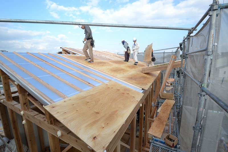 福岡県三井郡大刀洗町01　注文住宅建築現場リポート⑤　～上棟式～