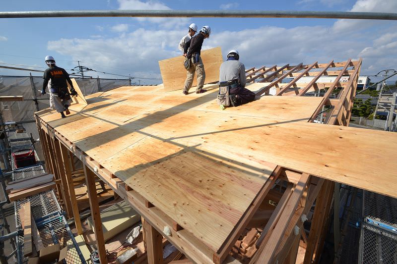 福岡県三井郡大刀洗町01　注文住宅建築現場リポート⑤　～上棟式～