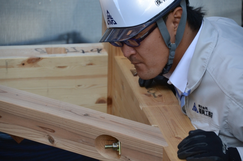 「福岡市中央区02」注文住宅現場リポート④【上棟式】