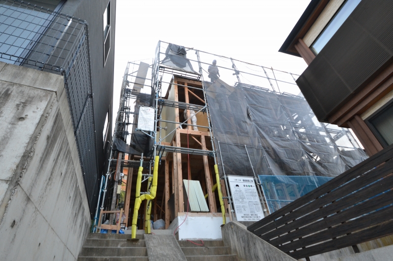 「福岡市中央区02」注文住宅現場リポート④【上棟式】