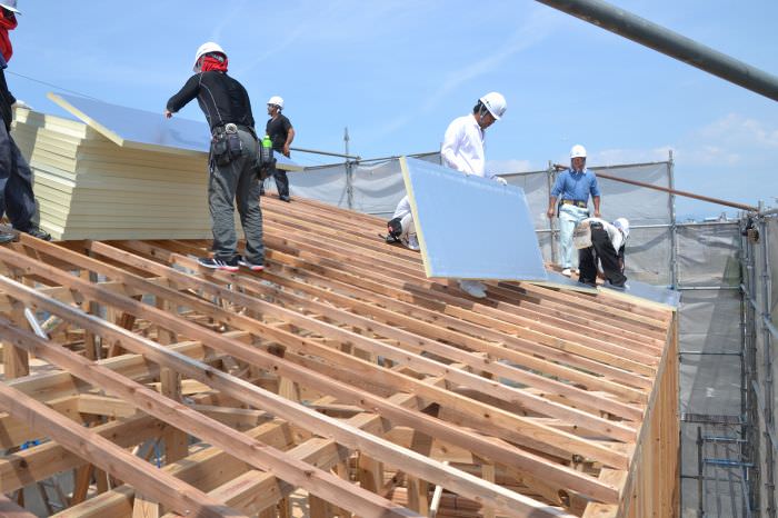 福岡市南区花畑02　注文住宅建築現場リポート⑥　～上棟式～