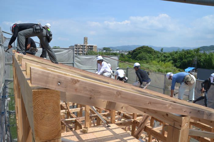 福岡市南区花畑02　注文住宅建築現場リポート⑥　～上棟式～