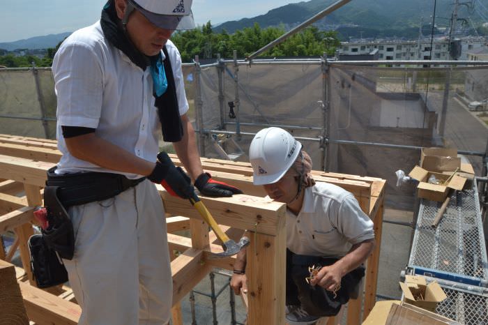 「福岡市南区花畑02」注文住宅現場リポート⑥【上棟式】