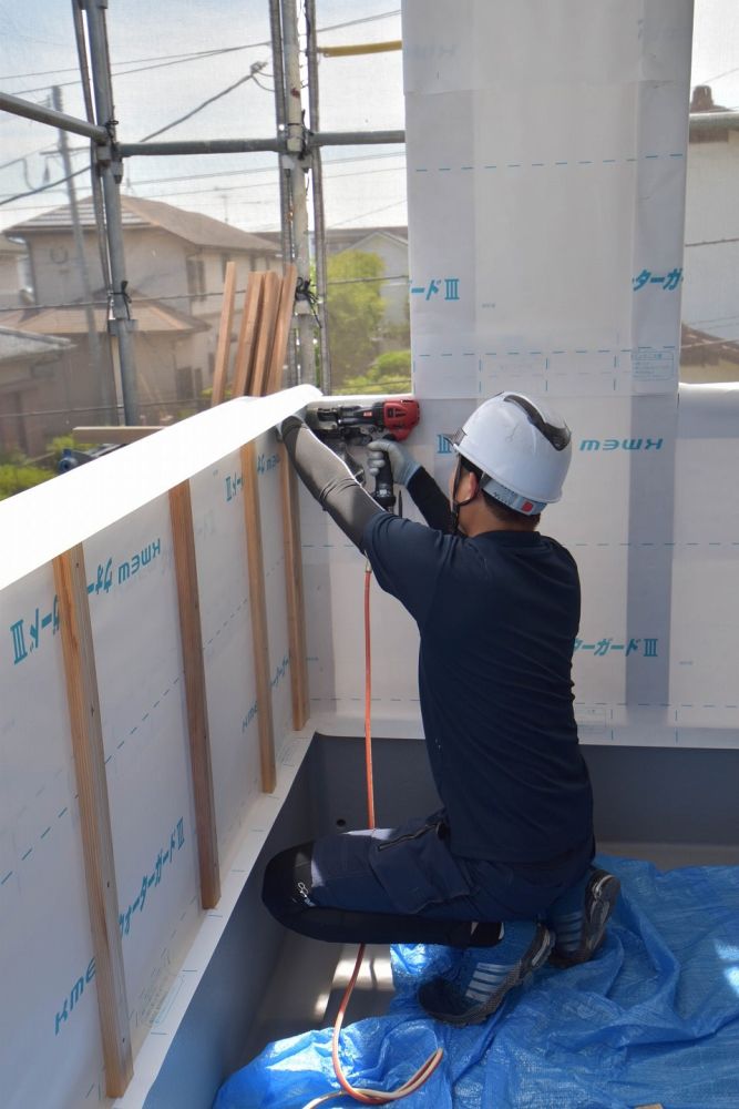 「福岡市西区04」注文住宅現場リポート⑥【木工事】【石膏ボード】