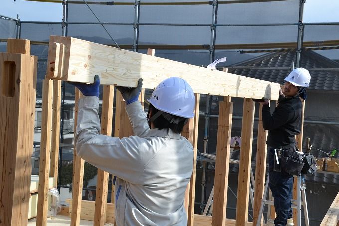 福岡県太宰府市03　注文住宅建築現場リポート④　～上棟式～