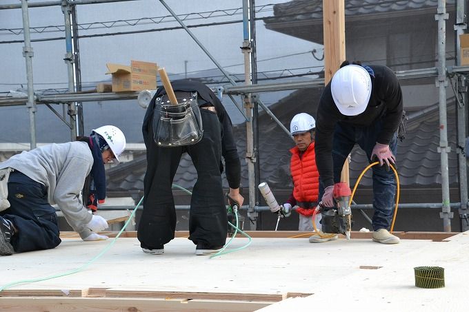 福岡県太宰府市03　注文住宅建築現場リポート④　～上棟式～