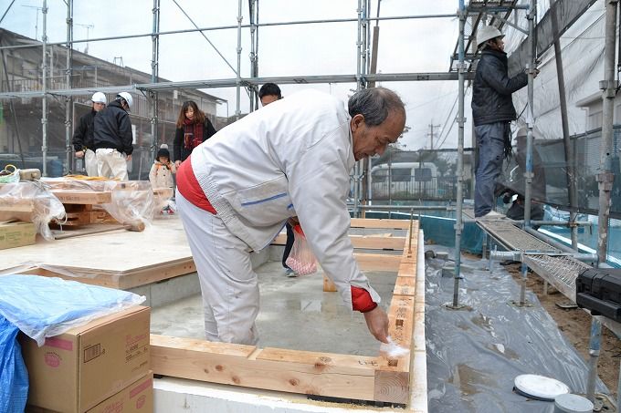 福岡県太宰府市03　注文住宅建築現場リポート④　～上棟式～