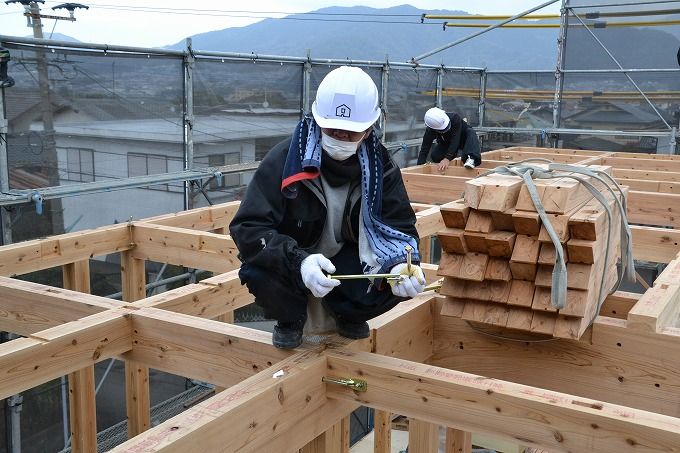 福岡県太宰府市03　注文住宅建築現場リポート④　～上棟式～