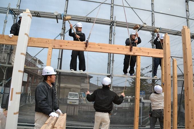 福岡県太宰府市03　注文住宅建築現場リポート④　～上棟式～