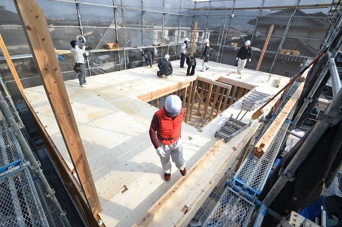 「太宰府市03」注文住宅現場リポート④【上棟式】