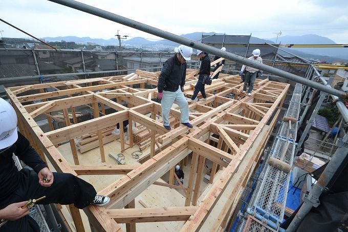 福岡県太宰府市03　注文住宅建築現場リポート④　～上棟式～