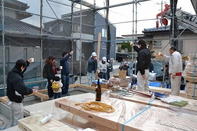 「太宰府市03」注文住宅現場リポート④【上棟式】