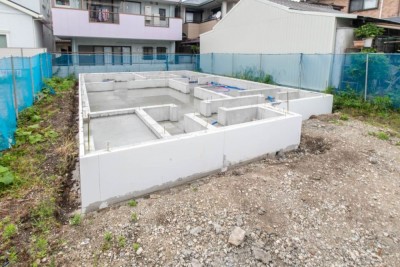 福岡県春日市09　注文住宅建築現場リポート③　～基礎工事・立ち上がりコン～