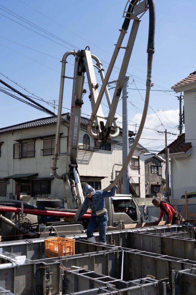 「福岡市南区21」注文住宅現場リポート④【基礎工事】【立ち上がりコン】