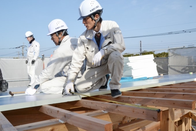 「福岡市東区03」注文住宅現場リポート⑥【上棟式】