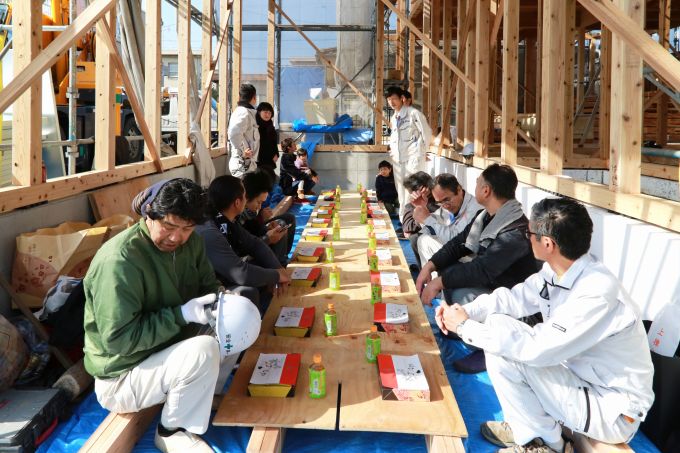 「福岡市東区03」注文住宅現場リポート⑥【上棟式】