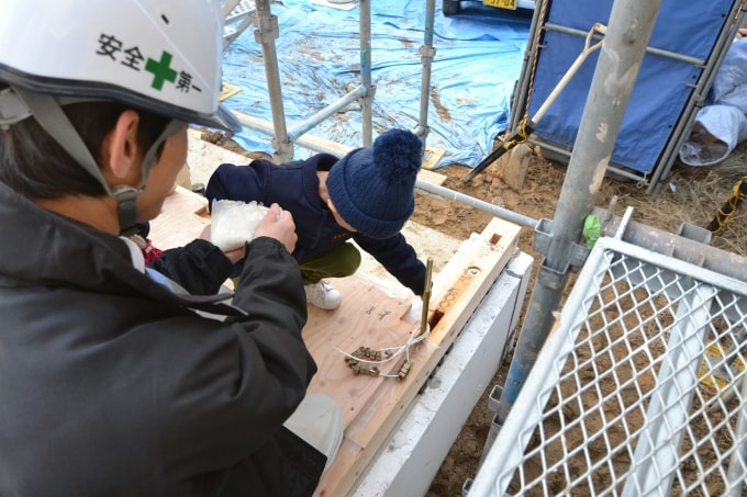 福岡市東区03　注文住宅建築現場リポート⑥　～上棟式～