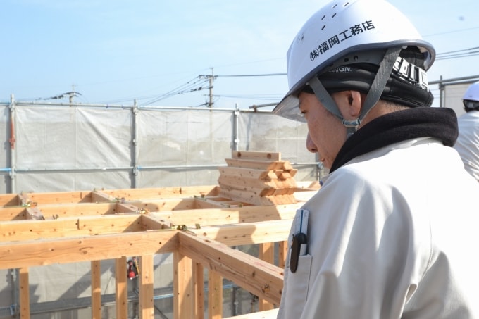 「福岡市東区03」注文住宅現場リポート⑥【上棟式】