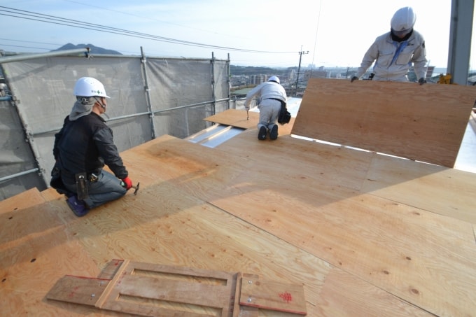 福岡市東区03　注文住宅建築現場リポート⑥　～上棟式～