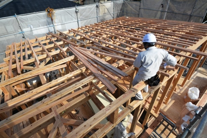 福岡市東区03　注文住宅建築現場リポート⑥　～上棟式～