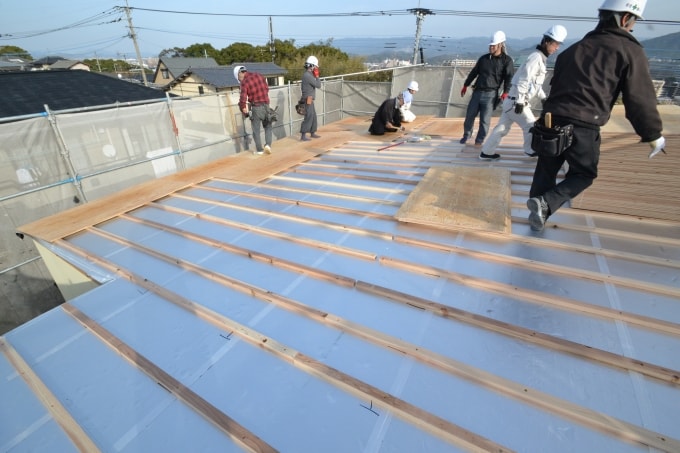 「福岡市東区03」注文住宅現場リポート⑥【上棟式】