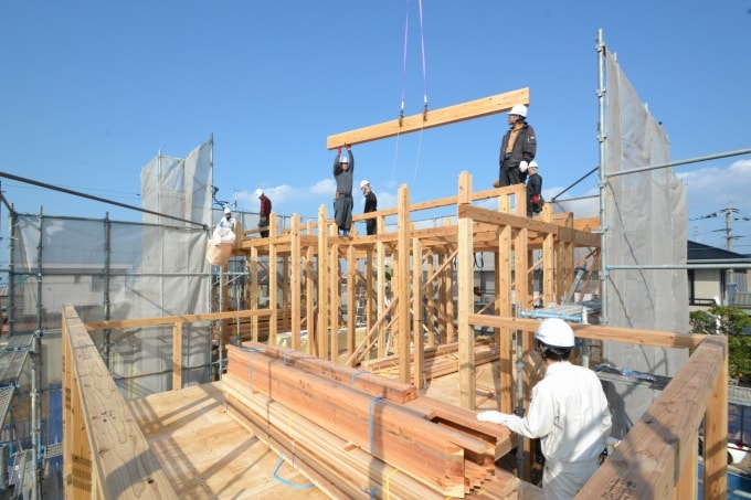 「福岡市東区03」注文住宅現場リポート⑥【上棟式】