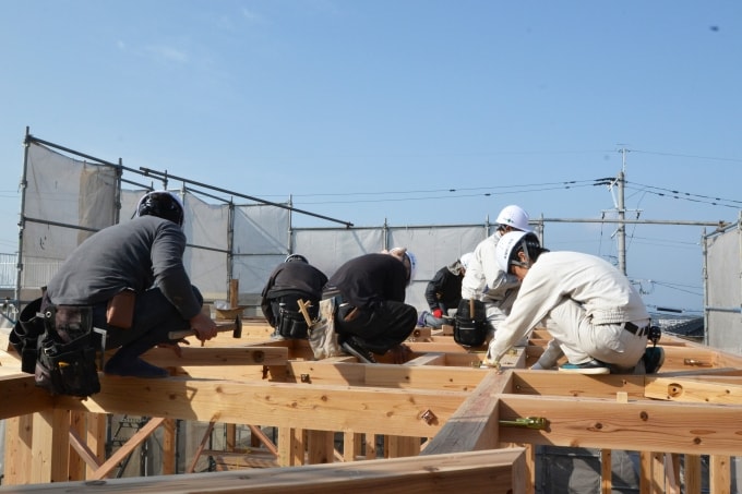 「福岡市東区03」注文住宅現場リポート⑥【上棟式】