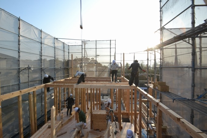 「福岡市東区03」注文住宅現場リポート⑥【上棟式】