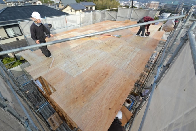 福岡市東区03　注文住宅建築現場リポート⑥　～上棟式～