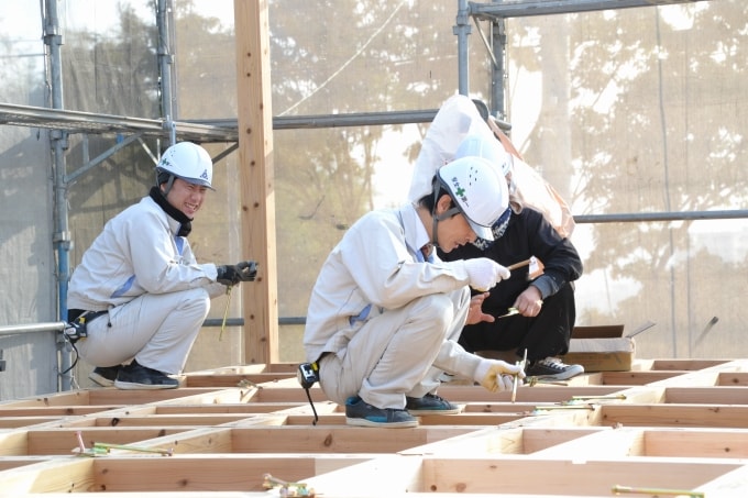 福岡市東区03　注文住宅建築現場リポート⑥　～上棟式～