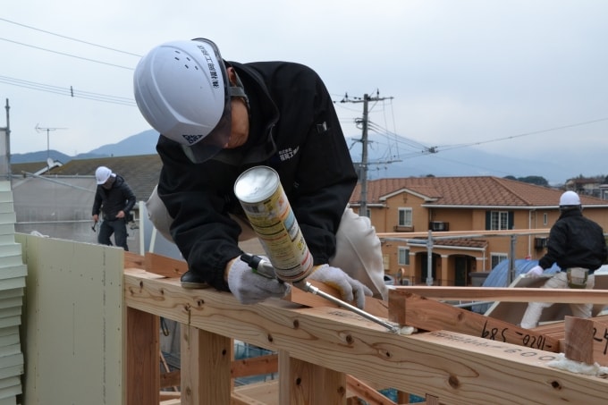 福岡県糟屋郡粕屋町02　注文住宅建築現場リポート⑦　～上棟式～