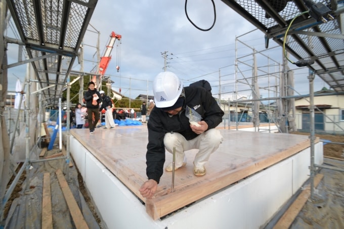 福岡県糟屋郡粕屋町02　注文住宅建築現場リポート⑦　～上棟式～