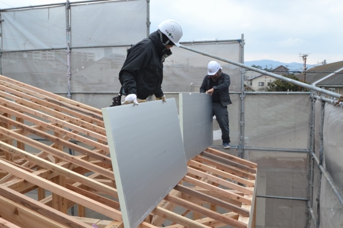 福岡県糟屋郡粕屋町02　注文住宅建築現場リポート⑦　～上棟式～