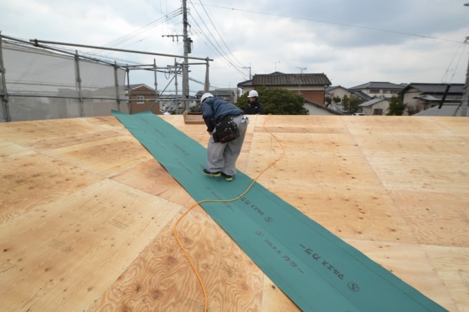 福岡県糟屋郡粕屋町02　注文住宅建築現場リポート⑦　～上棟式～