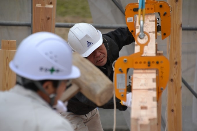 福岡県糟屋郡粕屋町02　注文住宅建築現場リポート⑦　～上棟式～