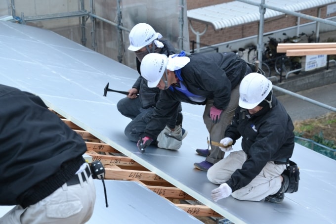 福岡県糟屋郡粕屋町02　注文住宅建築現場リポート⑦　～上棟式～