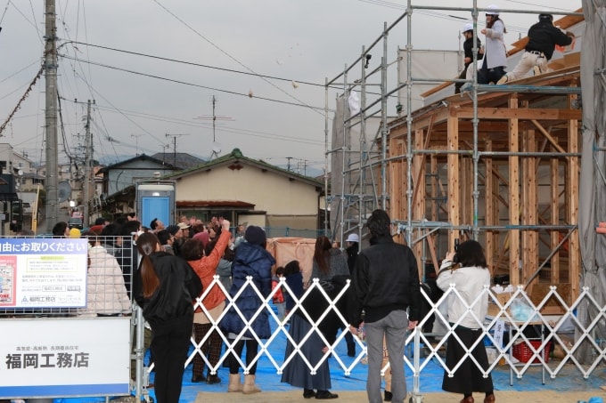 福岡県糟屋郡粕屋町02　注文住宅建築現場リポート⑦　～上棟式～