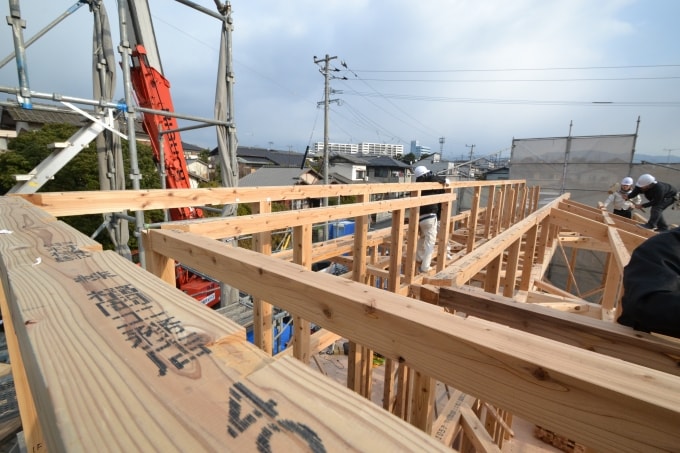 「糟屋郡粕屋町02」注文住宅現場リポート⑦【上棟式】
