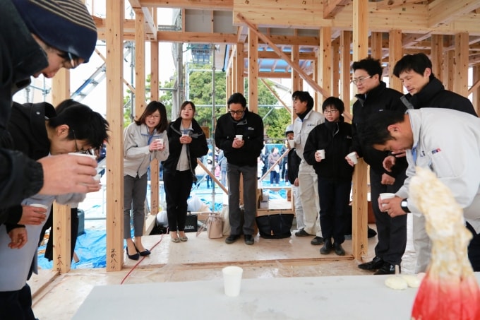 「糟屋郡粕屋町02」注文住宅現場リポート⑦【上棟式】