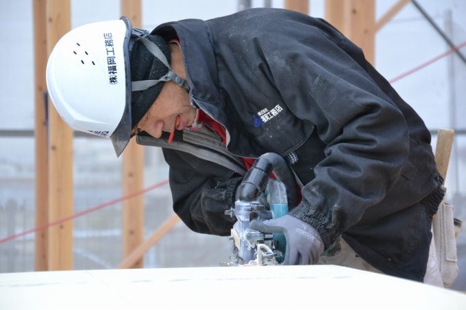 福岡県糟屋郡粕屋町02　注文住宅建築現場リポート⑦　～上棟式～